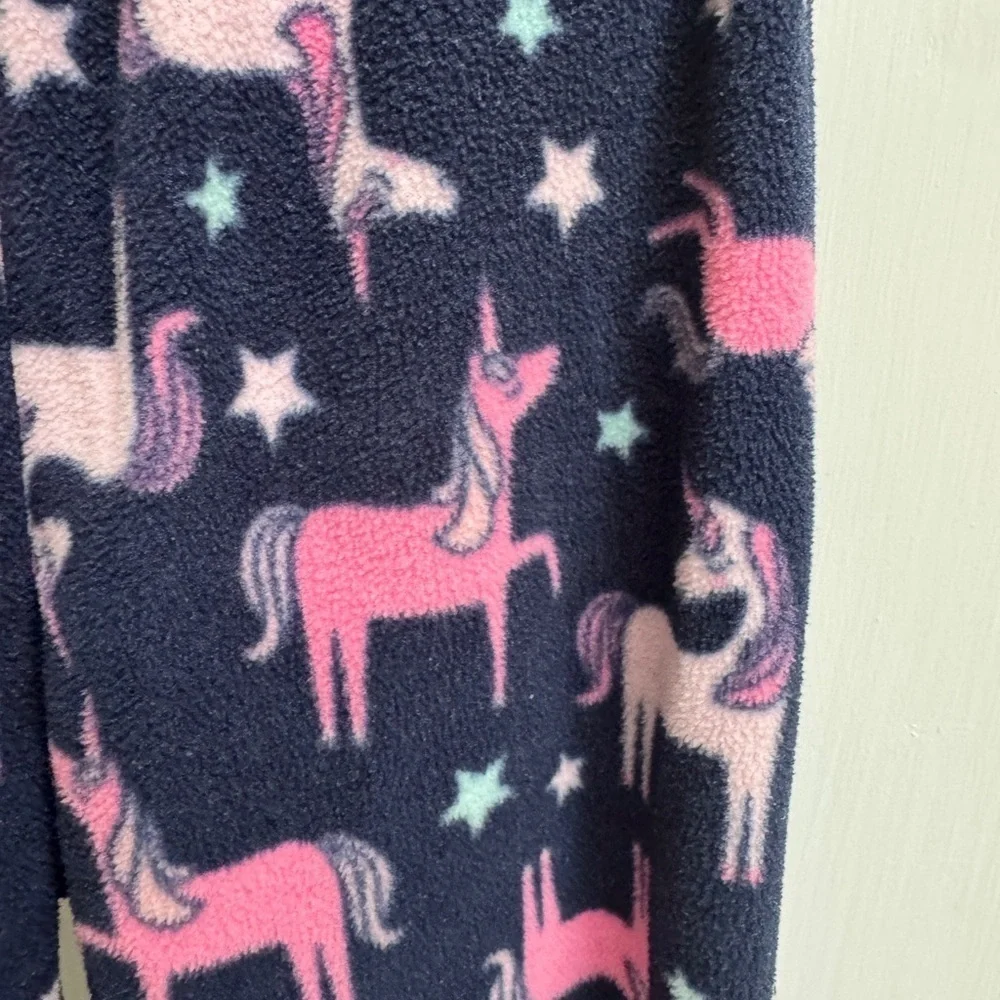 Simple Joys by Carter’s 4T Girls Pink & Blue Unicorn Fleece Pajama Pants